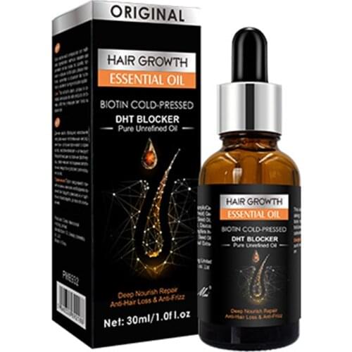 Ginger Hair Growth Essential Oils Essence Hair Loss Treatment Liquid Health Care Dense Hair Growth Serum 30ml