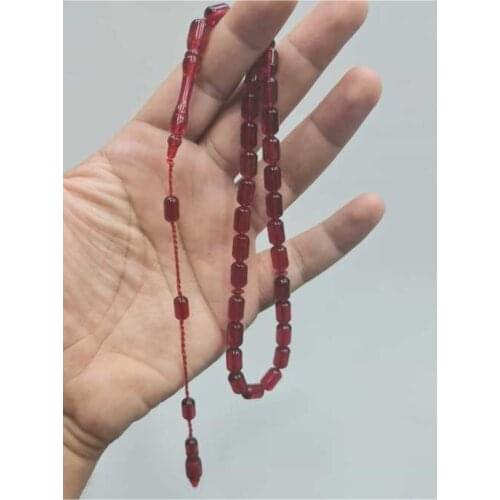 Islamic Tasbih Muslim Rosary Beads 33 Prayer Rosary For Men Bracelet For Men Accessory amber oltu amber stone Handmade Turkey