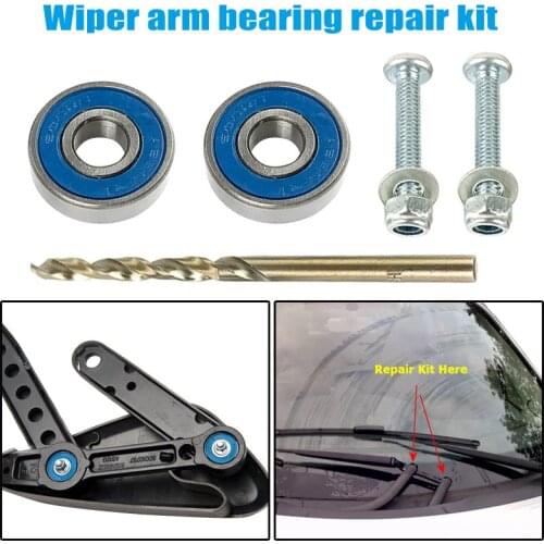 Windscreen Wiper Arm Repair Bearing Fix Kit Compatible Renault Grand Scenic 2 II 2003-2009 M8617
