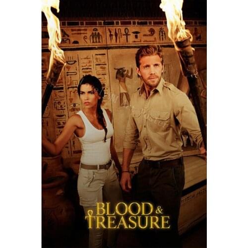 L0208 Blood & Treasure Movie Classic Marvellous Silk Fabric Poster Art Decor Indoor Painting Gift