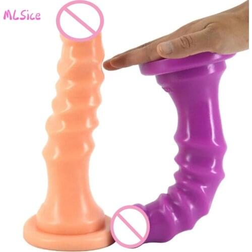 Masturbators Long Monster Dildo Female Realistic Animal Big Pig Penis Cocks Anal Plug Dildio Adults Only Sex Toys For Women Men