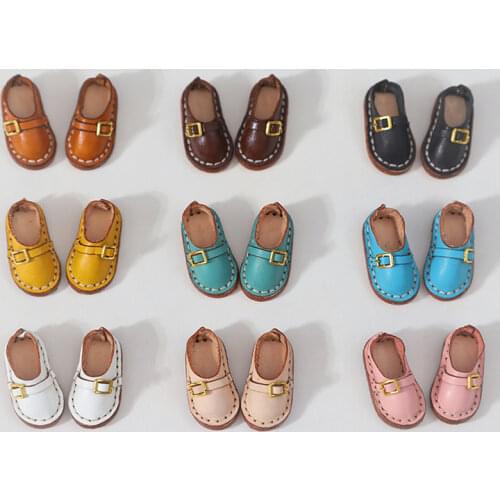 3.5cm Mini doll Shoes for Ob11 Molly Holala Blyth Doll Azone OB23 OB24 Doll Shoes for barbie doll