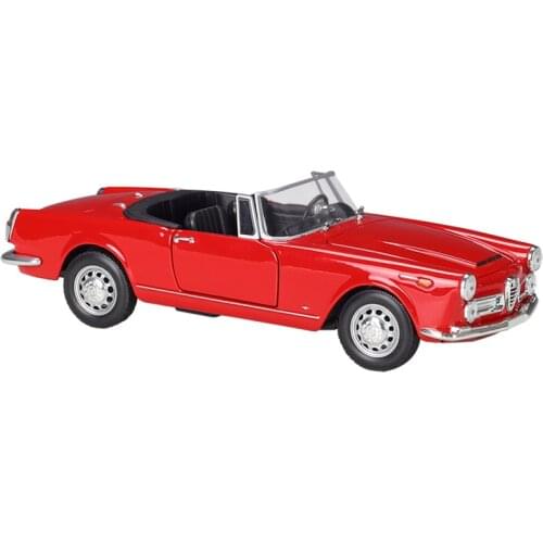 WELLY 1:24 Alfa Romeo 2600 Spider alloy car model die-cast model original authorized collection gift toy classic cars
