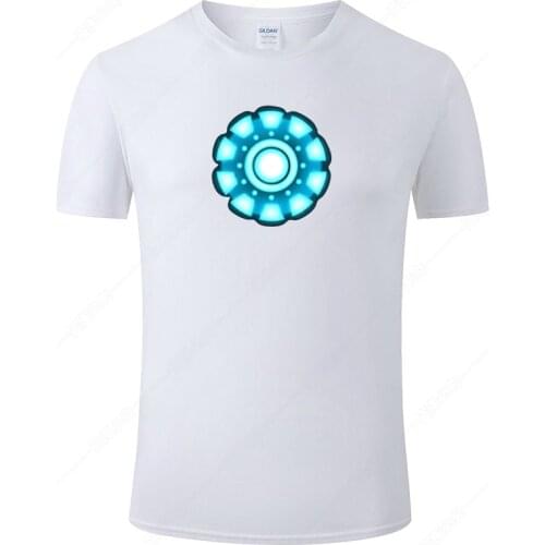 Iron Man T Shirt Men 100% Cotton Marvel The Avengers Print T-shirt Homme Harajuku Tops Tee 2021 Summer Tshirt Male Clothing