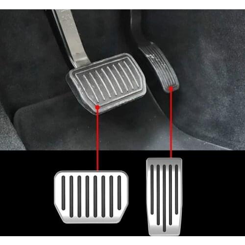 For Model 3 Performance Pedal Pads, Non-Slip Accelerator Brake Pedal Cover For Tesla Model 3(A Set Of 2)