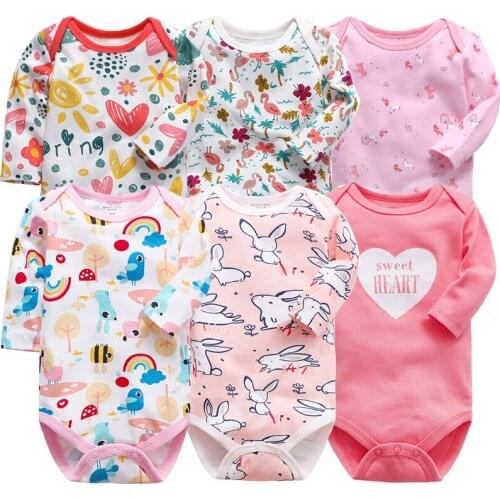 0-24M Baby Clothing 2021 Winter Newborn Cotton Bodysuit O-neck Baby Boy Girl Romper Long Sleeve Infant Ropa bebe Clothes