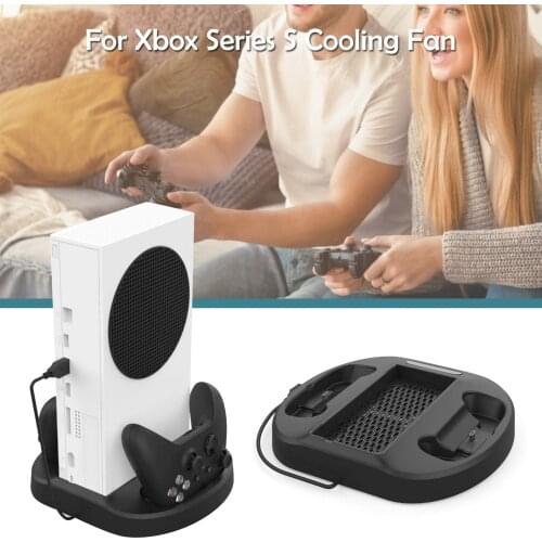 Game Machine Cooling Stand Cooler For Xbox Series S Adapter Multi-function Main Engine Cooling Base Games Accessories