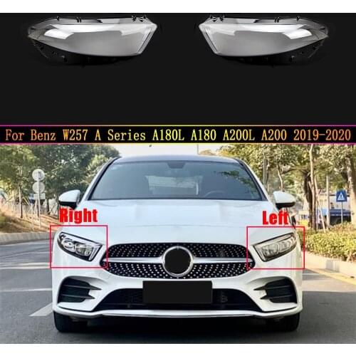 Headlamp Lens For Mercedes-Benz W257 A Series A180L A180 A200L A200 2019 Headlight Cover Replacement Front Car Light Auto Shell