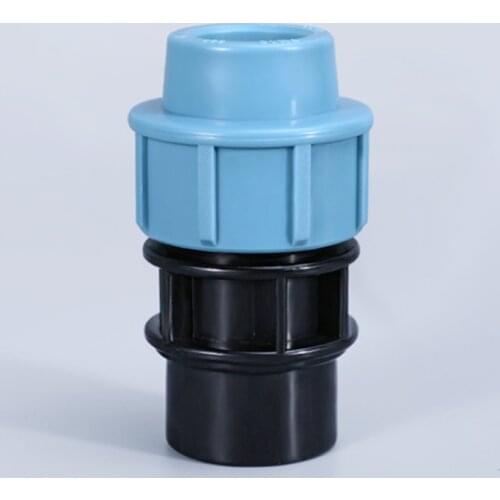 Plastic PE water pipe quick connection 20/25/32mm Straight Connectors IBC tank adapter Plumbing Pipe Fittings