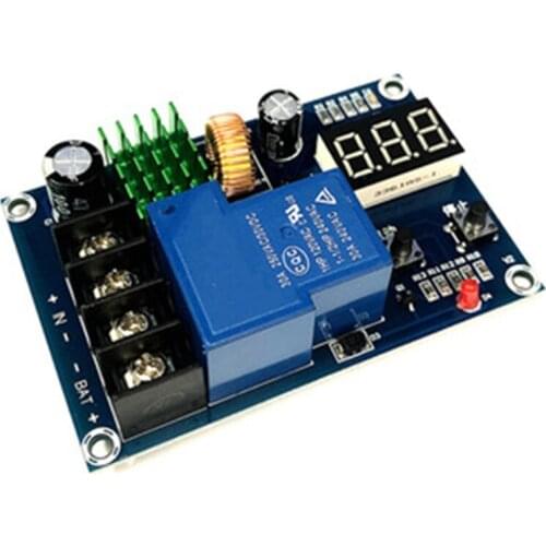 XH-M604 18650 Lithium Battery Charging Control Board DC 6-60V Li-ion Lead Acid Battery Charge Protection 12V Digital Voltmeter