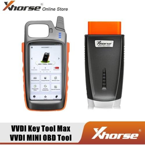 Xhorse VVDI Key Tool Max with VVDI MINI OBD Tool Programming Tool Support Generate Transponder and Remote