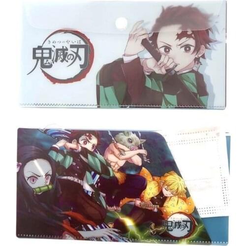 Demon Slayer Anime Kamado Tanjrou Nezuko Cosplay Travel Easy To Carry Storage Collection Bag Mask Cover Bag Foldable