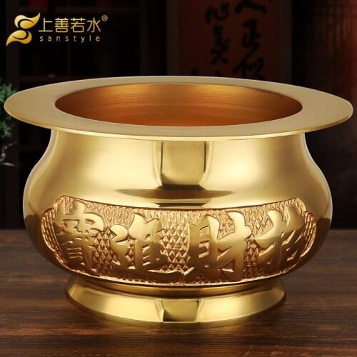 Shangshanruoshui Copper Incense Burner Copper Zen