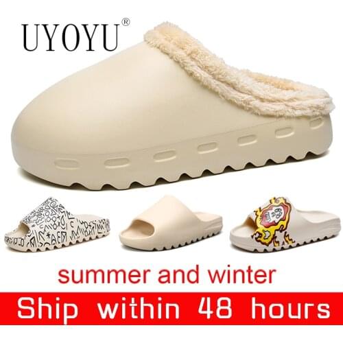 Unisex 35~46 Designer Kanye Men 2021 fashion 45 Women runner summer mens slide casual slippers beach shoes injection Sneakers