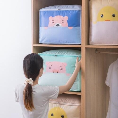 Quilt Storage Bag Clothing Moving Luggage Packing Household Clothes Sorting Bag Large-capacity Dustproof Horizontal Section