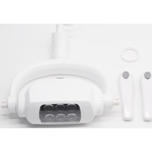 Dental Lab LED Lamp Shadowless 6 Bulbs Oral Light for Dental Unit With Sensor Manual Switch