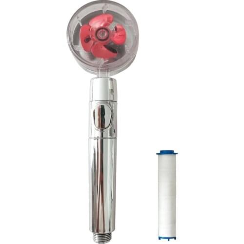 High-quality Water Saving Shower Heads 360 Degrees Rotating With Small Fan Shower Heads Bathroom Accessories Shower Set