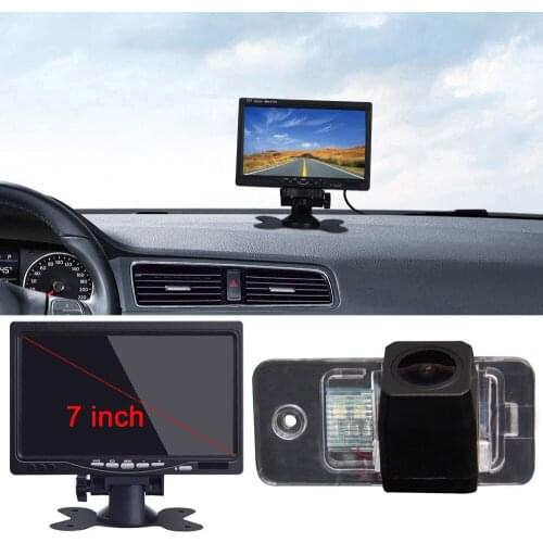 7inch Monitor Display LCD and camera For Audi A4 A3 Q7 A6L S5 RS4 Avant S6 RS6 Plus Avant A8 Car Rear View Back Reverse Camera