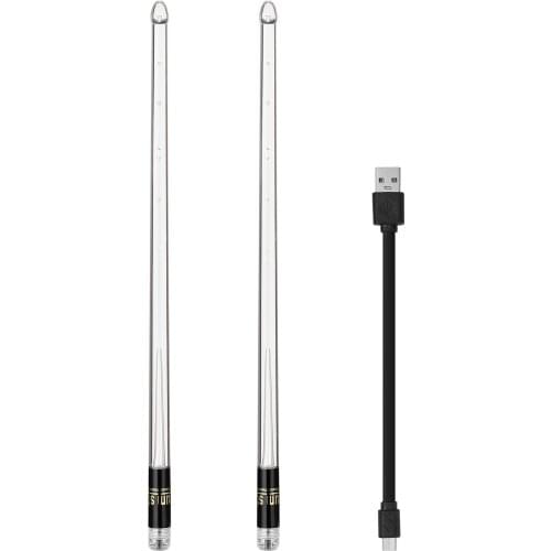 1 Pair of Glow Drumsticks 15-Colors Light Drumstick Light Up Drumsticks Jazz Drumstick Drum Accessories