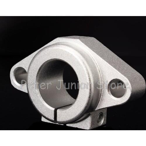 2pcs/lot SHF25 25mm Linear Rod Rail Shaft Support for XYZ Table CNC Router Mill