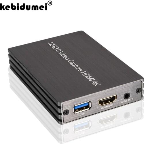 4K 1080P HDMI to USB 3.0 Video Capture Card for OBS Capturing Gaming Live Streaming Broadcast Case Automatically Adjust Settings