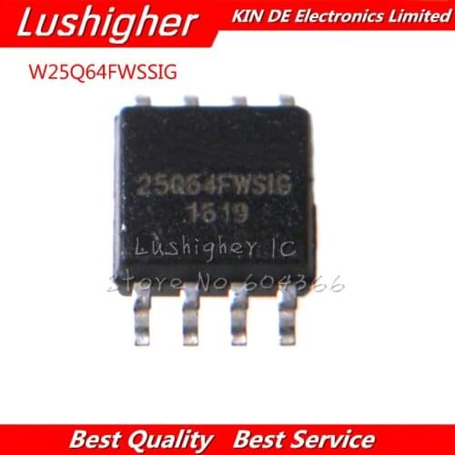 5PCS W25Q64FWSSIG SOP-8 W25Q64FWSIG SOP 25Q64FWSIG 25Q64
