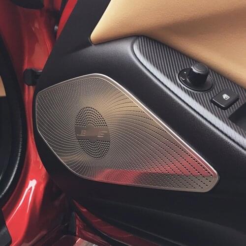 For Mazda MX-5 RF MX5 ND 2016-2020 Car accessories front column roof horn hood speaker cover sound decorative frame sequins
