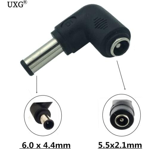 DC Power 5.5 x 2.1mm Female to 6.0 x 4.4mm Male pin Plug Jack Adapter Connector 5PCS