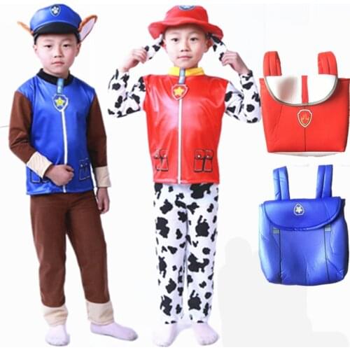 Kids Boys Girls Birthday Purim Festival Marshall Chase Skye Cosplay Costume Patrol Dog Children Chase Marshall Party Costume Cos