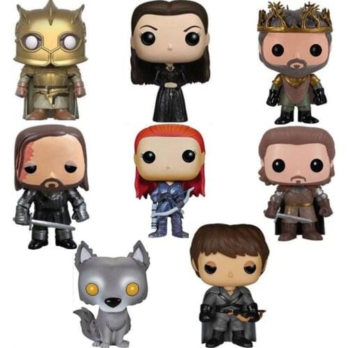 FUNKO POP Game of Thrones Iron Throne ARYA STARK JON SNOW DAENERYS HOUND JAIME LANNISTER MOUNTAIN Figure Collection model toys