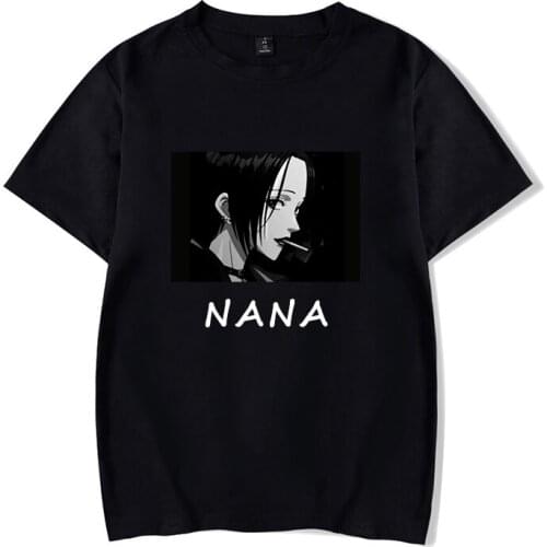 Japanese Anime Nana Osaki T-Shirts Fashion Men Short Woman Sleeves Top Tees Printed Manga Cotton Harajuku Girl O-neck Streetwear