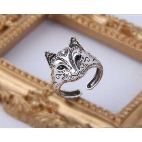 Fox demon masks cat ring