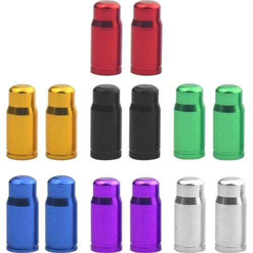 2pcs Bicycle Presta Tire Valve Cap Aluminum Alloy French Tyre Air Valve Dustproof Cover MTB Mountain Road Bike Accessories