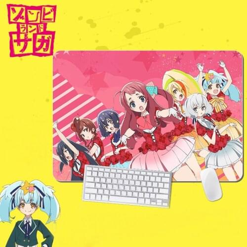 Zombieland Saga Sakura Minamoto Cosplay Mouse Pad Anime Locking Edge Gaming Mousepad Mat For CF Dota2 LOL