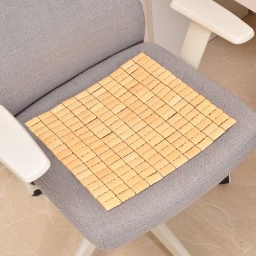 Cool summer bamboo mat cushion office bamboo mat non-slip cushion bamboo cool cushion back cushion breathable and comfortable