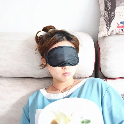 Breathable Polyester Eyeshade Sleeping Eye Mask Portable Travel Sleep Rest Aid Eye Mask Cover Eye Patch Sleep Mask