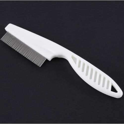 Metal Nit Head Hair Lice Comb Fine Toothed Flea Flee with Handle Comb for Kids Pet Tools