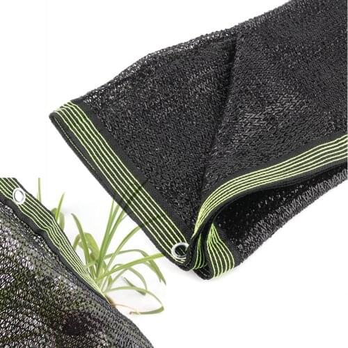 New Hi-Quality 3Pin Anti-UV Black Sunshade Net HDPE Shading Net Succulent Plants Cover Net Outdoor Swimming Pool Sun Shade Net