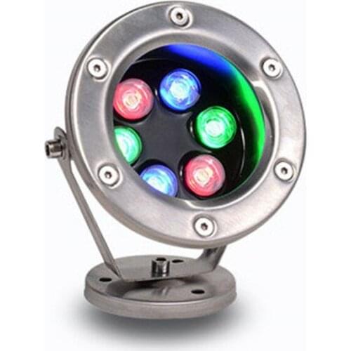 Outdoor Underwater Light IP68 Fountain Underwater Light 3W/6W/9W12W/15W/18W 12V/85-265V Swimming Pool Waterproof Spotlight