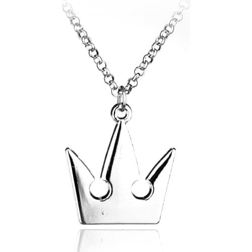 Dongsheng Movie Necklace Kingdom Heart tiara Crown Pendant Necklace Women Mens Fashion Jewellery Accessories Choker Necklace