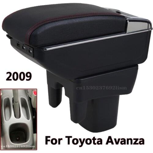 For Toyota Avanza 2009 armrest box armrest universal car center console modification accessories double raised