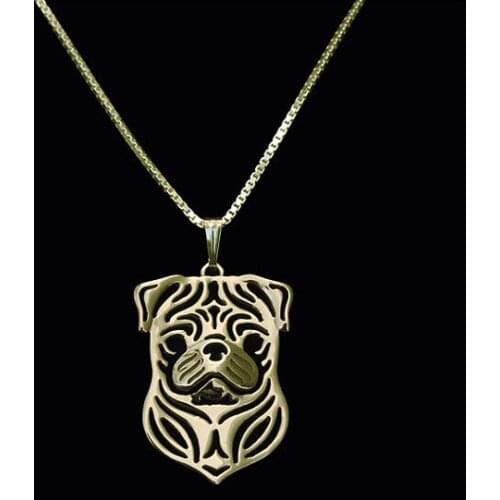 Drop shipping-Pug Necklace