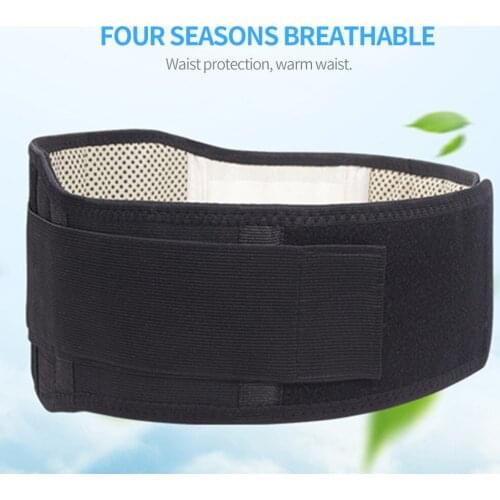 Fever Waist belt Posture Corrector Support Magnetic Back Support Belt Lumbar Lower Waist Double Adjustable PainRelief Waist belt