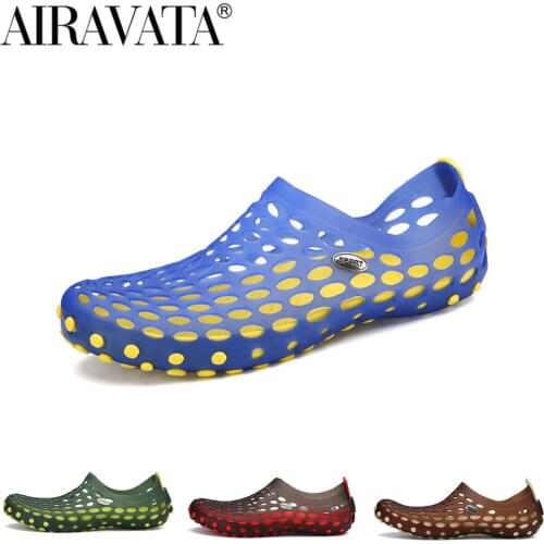 Newbeads Mens Womens Wading Sandals 2021 Slip On Summer Beach Couple Breathable Outdoor Casual Sandal Driving Hole Shoes Jelly