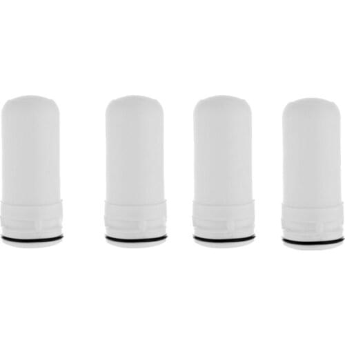 SANQ 4 Pieces of Replaceable Household Kitchen Tap Water Filter Cartridge Activated Carbon Tap Water Filter