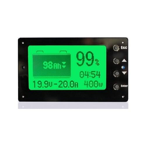 Voltmeter Ampere Meter 8-100v Battery Capacity Indicator/ Level Display Coulombmeter Lithium Iron Phosphate Battery Tester