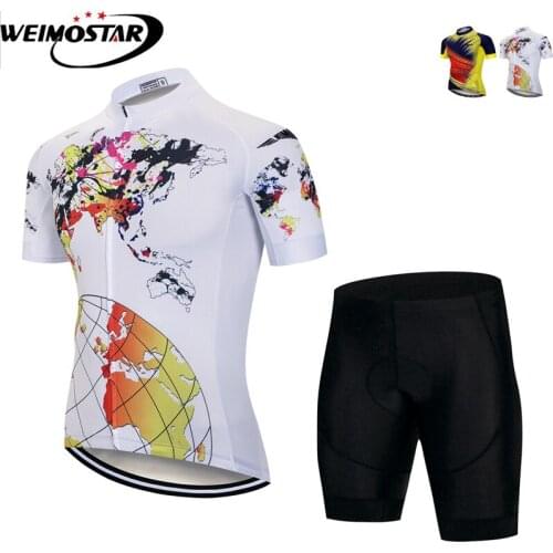 Weimostar Pro Men Cycling Set MTB Bicycle Wear Maillot Ropa Ciclismo Quick Dry Bike Uniform Cycling Jersey Set Cycling Clothing
