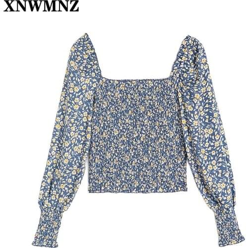 Желтые блузки XNWMNZ China At AliExpress