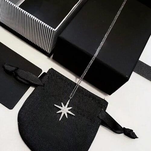 YPAY8 Fashion AAA Zircon 925 Luxury wedding Luxury sweater chain Necklace Jewelry Brand Women Wedding Clavicle chain Jewelry