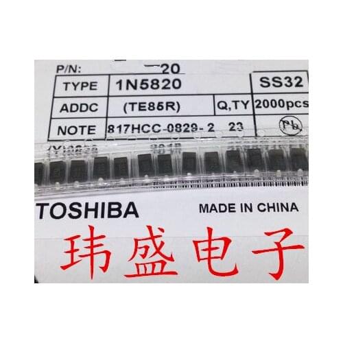 1N5820 IN5820 SS32 SMA DO-214AC